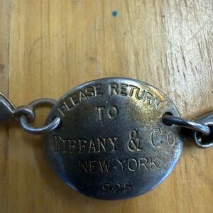 Tiffany & Co. Sterling Silver Round Tag Pendant